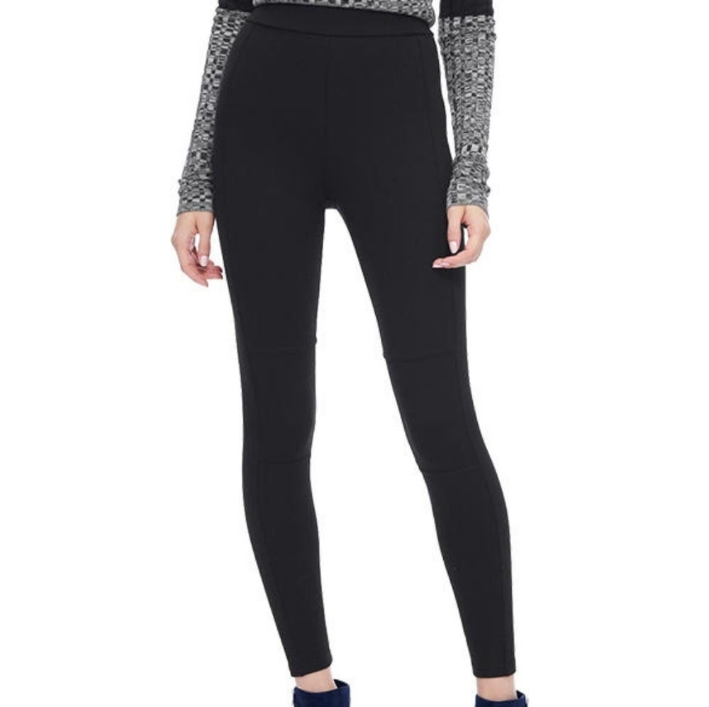 Splendid black moto leggings